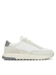 Calvin Klein Sneakersy Low Top Lace Up Repreve Mix HM0HM01714 Biały. Białe buty sportowe casual CALVIN KLEIN, bez wzorów, ze skóry, bez zapięcia. Za 289.99 zł.