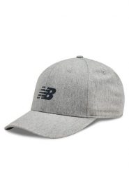New Balance Czapka z daszkiem LAH41013AG Szary. Szare czapki z daszkiem New Balance, bez wzorów, z bawełny. Za 99.99 zł.