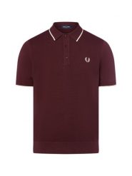 Fred Perry koszula z dzianiny Mężczyźni Bawełna czerwony, S. Czerwone koszule Fred Perry, m, bez wzorów, z bawełny, bez kołnierzyka, bez ramiączek. Za 429.95 zł.
