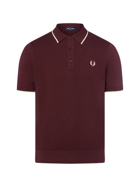 Fred Perry koszula z dzianiny Mężczyźni Bawełna czerwony, S. Czerwone koszule Fred Perry, m, bez wzorów, z bawełny, bez kołnierzyka, bez ramiączek. Za 429.95 zł.