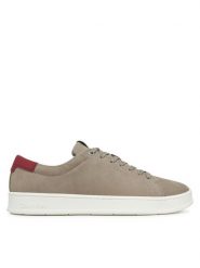 Calvin Klein Sneakersy Low Top Lace Up Nu HM0HM01758 Szary. Szare buty sportowe casual CALVIN KLEIN, bez wzorów, ze skóry, bez zapięcia. Za 579.99 zł.