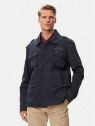 Beverly Hills Polo Club Kurtka przejściowa P-SS26M-JK0197-0298 Granatowy Regular Fit. Niebieskie kurtki Beverly Hills Polo Club, m, bez wzorów, z bawełny, bez kaptura. Za 329.99 zł.