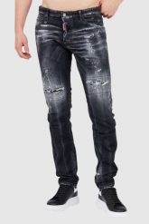 DSQUARED2 Czarne jeansy męskie cool guy jean. Czarne jeansy Dsquared2, m. W wyprzedaży za 1,999.99 zł.