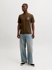 Jack & Jones Koszulka "Jjbrewy" w kolorze brązowym rozmiar: XXL. Brązowe bezrękawniki Jack & Jones, xxl, bez wzorów, z bawełny, bez kołnierzyka, bez ramiączek. Za 55.95 zł.