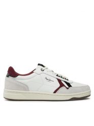 Pepe Jeans Sneakersy PMS31001 Biały. Białe buty sportowe casual Pepe Jeans, bez wzorów, z jeansu, bez zapięcia. Za 379.99 zł.
