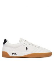 Polo Ralph Lauren Sneakersy 809P07525001 Beżowy. Brązowe buty sportowe casual Polo Ralph Lauren, bez wzorów, ze skóry, bez zapięcia. Za 729.99 zł.