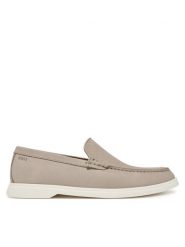 BOSS Półbuty 50541738 Beżowy. Brązowe eleganckie półbuty Boss, bez wzorów, ze skóry, bez obcasa, bez zapięcia. Za 599.99 zł.