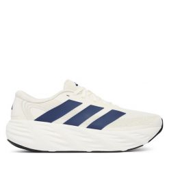 Buty do biegania adidas. Białe buty do biegania Adidas, bez wzorów, bez zapięcia, do biegania. Za 239.99 zł.