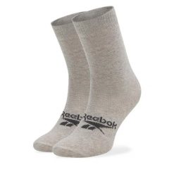 Skarpety Wysokie Męskie Reebok. Szare skarpety Reebok, bez wzorów. Za 39.99 zł.