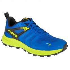 Buty do biegania męskie Inov-8 001275BLBKLMS001. Niebieskie buty do biegania Inov-8, bez wzorów, z gumy, bez zapięcia, do biegania. Za 518.99 zł.