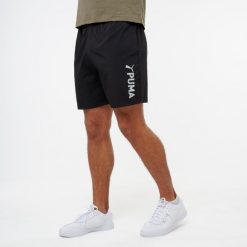 Spodenki fitness męskie Puma. Szorty Puma, m, bez wzorów, z bawełny, sportowe. Za 119.99 zł.