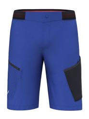 Salewa Szorty funkcyjne - Athletic fit - w kolorze niebiesko-czarnym rozmiar: L. Czarne szorty Salewa, l, bez wzorów. Za 215.21 zł.