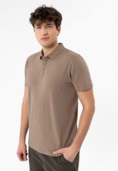 Koszulka polo O-LAMBO. Koszulki polo sportowe Volcano, m, bez wzorów, z bawełny, bez kołnierzyka, bez ramiączek. Za 99.99 zł.