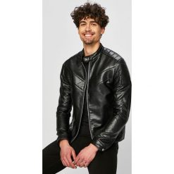 Calvin Klein Jeans - Kurtka. Czarne kurtki Calvin Klein Jeans, l, bez wzorów, z bawełny, bez kaptura. W wyprzedaży za 679.90 zł.
