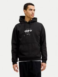 Jack & Jones Bluza Club 12290001 Czarny Relaxed Fit. Czarne bluzy Jack & Jones, m, bez wzorów, z bawełny, bez kaptura. Za 179.99 zł.