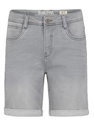 Sublevel Szorty dżinsowe w kolorze szarym rozmiar: W30. Szare szorty Sublevel, z aplikacjami, z jeansu, klasyczne. Za 71.73 zł.
