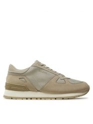 Guess Sneakersy FMPALC ESU12 Beżowy. Brązowe buty sportowe casual Guess, z aplikacjami, z materiału, bez zapięcia. Za 259.99 zł.