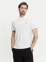 Moose Knuckles Polo Everett M34MT712G Biały Regular Fit. Białe koszulki polo Moose Knuckles, l, bez wzorów, z bawełny, bez kołnierzyka, bez ramiączek. Za 639.99 zł.