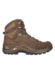 LOWA Skórzane buty turystyczne "Renegade GTX Mid" w kolorze jasnobrązowym rozmiar: 46. Brązowe buty turystyczne Lowa, bez wzorów, z gore-texu, bez zapięcia, outdoorowe, gore-tex. Za 782.99 zł.