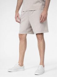 4F Szorty sportowe 4FSS23TSHOM052 Beżowy Regular Fit. Brązowe krótkie spodenki sportowe 4F, m, bez wzorów, z bawełny. Za 79.99 zł.