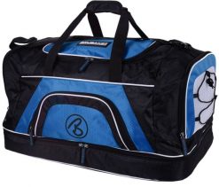 BRUBAKER Big Base - Torba sportowa 90L czarno-niebieska. Czarne torby na ramię X2, bez wzorów, z materiału, na ramię, duże, bez dodatków. Za 232.99 zł.