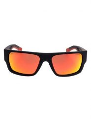 Hugo Boss Męskie okulary przeciwsłoneczne w kolorze czarno-czerwonym rozmiar: 58. Czarne okulary przeciwsłoneczne HUGO BOSS. Za 260.99 zł.