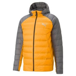 Kurtka męska Puma PACKLITE DOWN. Szare kurtki Puma, l, bez wzorów, z softshellu, bez kaptura. Za 522.99 zł.