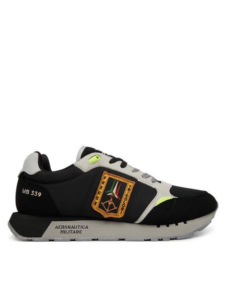 Aeronautica Militare Sneakersy 261SC0292UCT03331 Czarny. Czarne buty sportowe casual Aeronautica Militare, bez wzorów, z materiału, bez zapięcia. Za 499.99 zł.