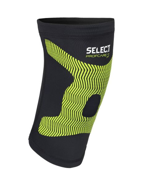 Opaska kompresyjna na kolano męska Select. Czarne odzież kompresyjna Select, l, bez wzorów, z poliamidu, do biegania. Za 183.50 zł.