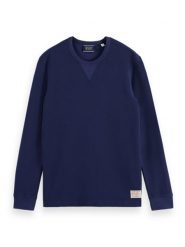 Scotch & Soda Bluza w kolorze granatowym rozmiar: XL. Niebieskie bluzy Scotch & Soda, xl, bez wzorów, z bawełny, bez kaptura. Za 154.79 zł.