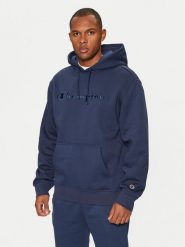 Champion Bluza 220271 Granatowy Relaxed Fit. Niebieskie bluzy Champion, m, bez wzorów, z bawełny, bez kaptura. Za 169.99 zł.