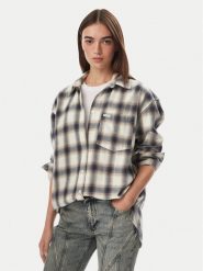 Guess Jeans Koszula W5BH40 WGMH1 Niebieski Regular Fit. Niebieskie koszule Guess Jeans, m, z aplikacjami, z bawełny, bez kołnierzyka, bez ramiączek. Za 389.99 zł.