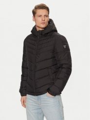 Guess Kurtka przejściowa M5RL45 WCQA2 Czarny Regular Fit. Czarne kurtki Guess, m, z aplikacjami, z syntetyku, bez kaptura. Za 539.99 zł.
