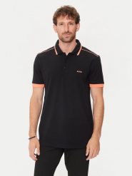 Boss Polo Paddy 1 50512995 Czarny Regular Fit. Czarne koszulki polo Boss, m, bez wzorów, z bawełny, bez kołnierzyka, bez ramiączek. Za 269.99 zł.