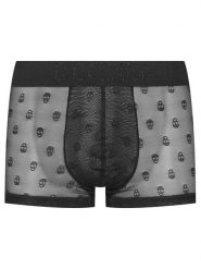 HOM Bokserki Dark 402979 Czarny. Czarne bokserki HOM, m, bez wzorów, z syntetyku. Za 139.99 zł.