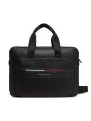 Tommy Hilfiger Torba na laptopa Th Foundation Computer Bag AM0AM13198 Czarny. Czarne torby na laptopa Tommy Hilfiger. Za 439.99 zł.