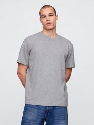 GAP Koszulka w kolorze jasnoszarym rozmiar: M. Szare bezrękawniki GAP, m, bez wzorów, z bawełny, bez kołnierzyka, bez ramiączek. Za 70.90 zł.