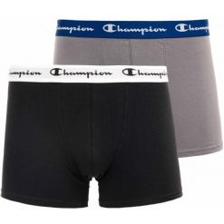 Męskie bokserki bawełniane - Zestaw 2 - Szary. Czarne bokserki GLENMUIR, l, bez wzorów, z bawełny. Za 190.99 zł.