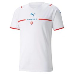 Biała koszulka piłkarska Puma Czech Republic Facr 2xl. Białe t-shirty sportowe Puma, bez wzorów, z poliesteru, bez ramiączek, do piłki nożnej. Za 339.99 zł.