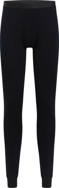 Legginsy męskie Odlo BL BOTTOM long MERINO. Czarne bielizna termoaktywna ODLO, m, bez wzorów, z materiału, trekkingowe. Za 346.49 zł.