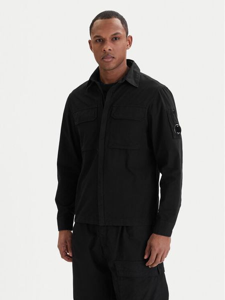 C.P. Company Koszula 20CMOS156A110143G Czarny Regular Fit. Czarne koszule C.P. Company, l, bez wzorów, z bawełny, bez kołnierzyka, bez ramiączek. Za 1,549.00 zł.