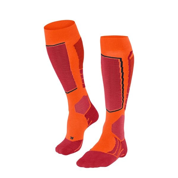 Skarpetki Falke SK2 Intermediate. Brązowe skarpety Falke, bez wzorów, z materiału. Za 189.50 zł.