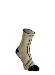 Skarpety biegowe X-Socks Trailrun Terraskin Expert Crew. Brązowe skarpety X-Socks, bez wzorów, z materiału. Za 170.49 zł.