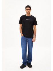 Armedangels Koszulka "Maarkos Ikograph" w kolorze czarnym rozmiar: M. Czarne bezrękawniki armedangels, m, bez wzorów, z bawełny, bez kołnierzyka, bez ramiączek. Za 91.99 zł.