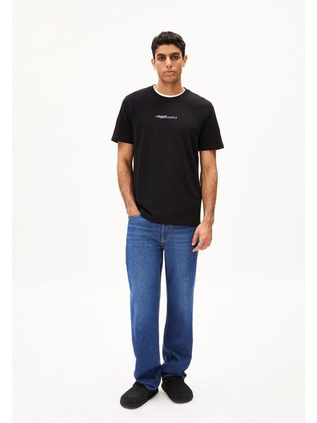 Armedangels Koszulka "Maarkos Ikograph" w kolorze czarnym rozmiar: S. Czarne bezrękawniki armedangels, s, bez wzorów, z bawełny, bez kołnierzyka, bez ramiączek. Za 87.40 zł.