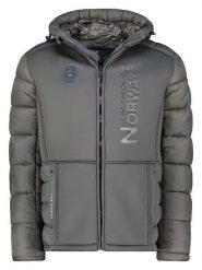 Geographical Norway Kurtka pikowana "Bafare" w kolorze szarym rozmiar: M. Szare kurtki Geographical Norway, m, bez wzorów, bez kaptura. Za 225.57 zł.