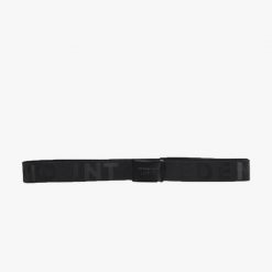 Pasek Swedemount Stretch Belt. Czarne paski SWEDEMOUNT, bez wzorów, z tkaniny. Za 59.99 zł.