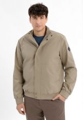 Lekka kurtka J-TEGABO. Brązowe kurtki Volcano, na jesień, l, bez wzorów, z dzianiny, bez kaptura. Za 279.99 zł.