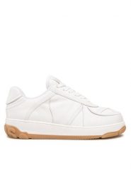 GCDS Sneakersy CC94U460051 Biały. Białe buty sportowe casual GCDS, bez wzorów, ze skóry, bez zapięcia. Za 1,579.00 zł.