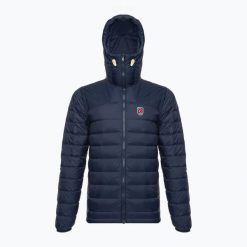 Kurtka puchowa męska Fjällräven Expedition Pack Down Hoodie. Niebieskie kurtki Fjällräven, m, bez wzorów, z puchu, bez kaptura. Za 1,179.00 zł.